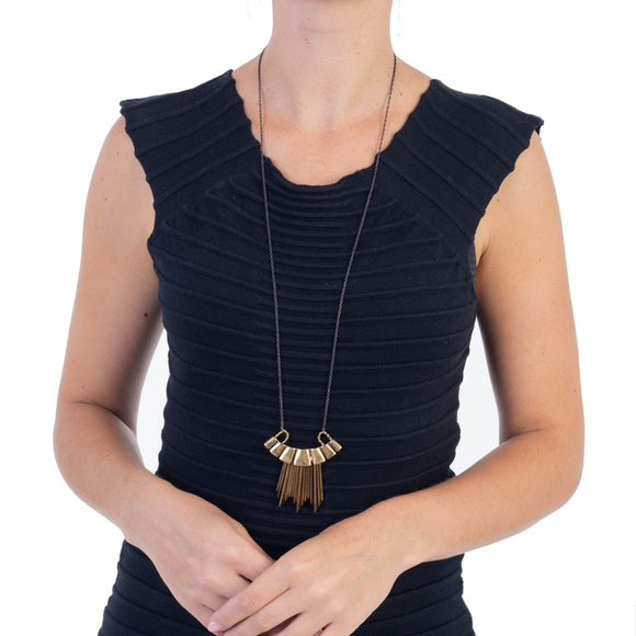 Aesa Necklace Women Gold - Picture 2 of 3